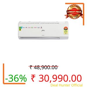 Godrej 1.0 Ton 5 Star Inverter Split Air Conditioner (SIC 12ITC5-WWR)