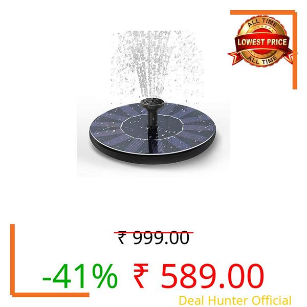 Mabron Solar Bird Bath Fountain Pump: Hassle-Free Installation, Eco-Friendly Design, Customizable Water Flow