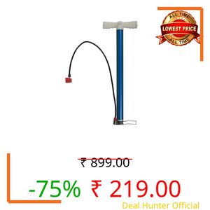 Trendmad Multipurpose Manual Air Pump with 2 Nozzle for Car,Bicycles,Scooters,Balls,Bikes etc (Pack of 1)