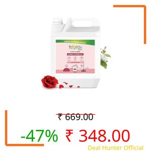 Koparo Natural Disinfectant Surface & Floor Cleaning Liquid | 3 Litre | Plant-Based Non-Toxic Germ Kill Formula | Jasmin Freshness | Safer Than Phenyl | Kids Safe & Pet Friendly