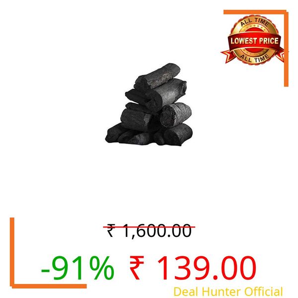 Eco-Friendly Natural Wood Charcoal Cooking Coal for Smoking Food Barbeque-Grilling-Cooking-Broiling-Long Burning Coal for Home,Kitchen & Garden (500gm)