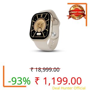 Fire-Boltt Brillia Smart Watch 2.02” Super AMOLED Display, Bluetooth Calling, SpO2, Heart Rate Monitor, 120+ Sports Modes, Fitness Tracker, Voice Assistant, Smart Watch for Man & Women