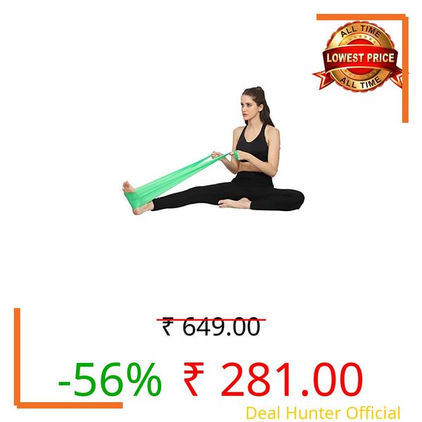 Healthhike Theraband for Exercise & Physio, X-Light Resistance, 6 ft, Green