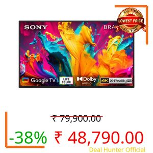 Sony BRAVIA 2 Series 126 cm (50 inches) 4K Ultra HD Smart LED Google TV K-50S20B (Black)