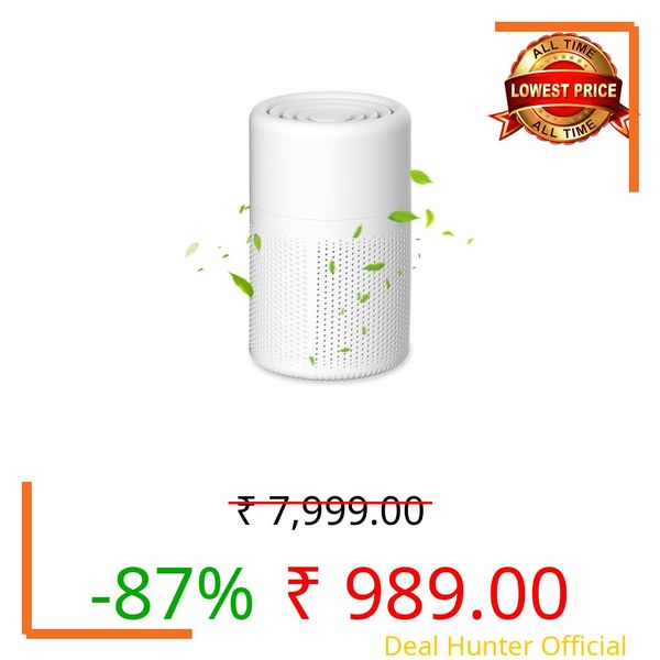 Air Purifier with Efficient Filtration, Room Air Purifier, Air Purifier Filtration in 3 Steps, Effective Filtration Against Allergies and Odours, Purifier with Aromatherapy Function