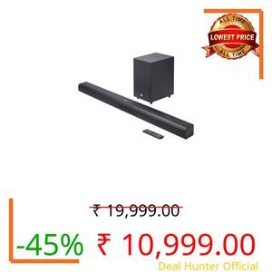 JBL Newly Launched Cinema SB560, Dolby Audio Soundbar with Wireless Subwoofer for Extra Deep Bass, 3.1 Channel, Center Channel for Superior Voice Clarity, HDMI eARC, Bluetooth Connectivity (250W)