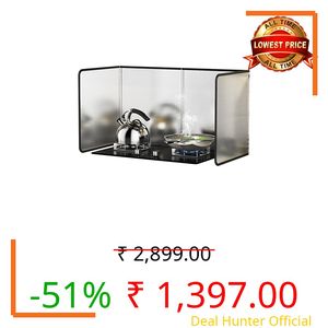 KorsiKato 4 Sided Grease Splatter Guard Foldable Splatter Guard for Stove Stainless Steel Oil Splatter Screens Backsplash for Wall Gas Range Frying Pan Camping (11.8×31.5×15.7inches)