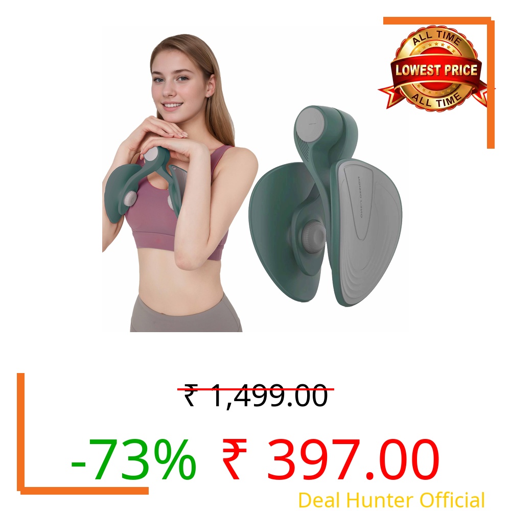 Thigh Toner Training, Thigh Master Thigh Exercise Equipment, Inner Thigh Exercise Equipment, Kegel Sports Equipment, Pelvic Floor Coach, Men and Women (green)