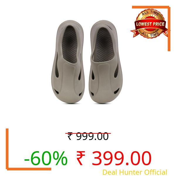 CASSIEY Women's Solid Color Lightweight Clogs, Casual Slip On Platform Sandals, Comfortable Slip On Shoes- Green