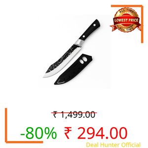 Machado Serbian Chef Knife - High Carbon Clad Steel Unagisaki Butcher Cleaver, Full Tang Kitchen Chef Knives - Ideal Fathers & Mothers Day Gifts