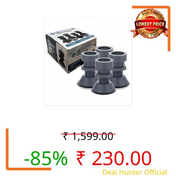 NTZ 4X Washing Machine Base Foot Pads Anti Vibration Pads Anti Slip Fridge Washer Leveling Feet Noise Cancelling Washer Dryer Support