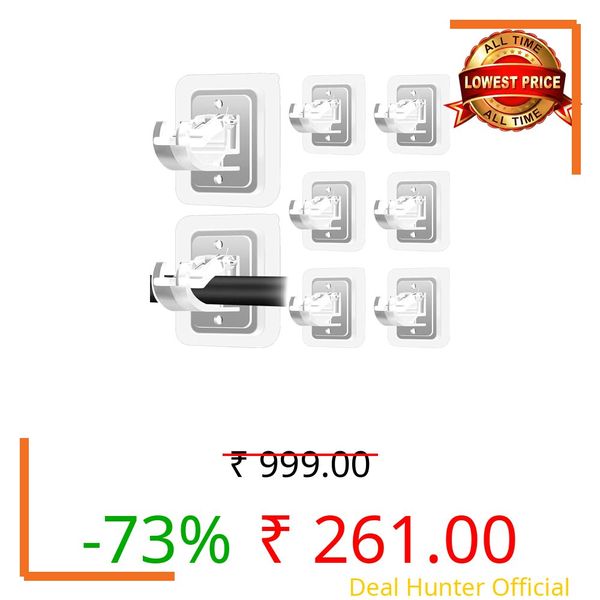 QXORE No Drill Curtain Rod Brackets No Drilling Self Adhesive Curtain Rod Holder Hooks Nail Free Adjustable Curtain Rod Hooks Curtain Hangers for Kitchen Home Bathroom and Hotel (4PCS White)