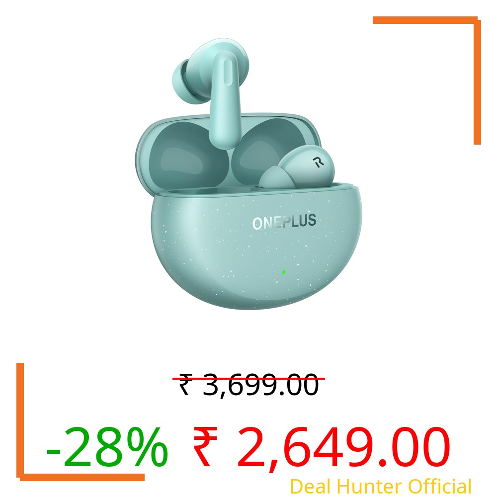 OnePlus Nord Buds 3 Pro Truly Wireless Bluetooth Earbuds with Upto 49dB Active Noise Cancellation,12.4mm Dynamic Drivers,10mins for 11Hrs Fast Charging with Upto 44Hrs Music Playback [Soft Jade]