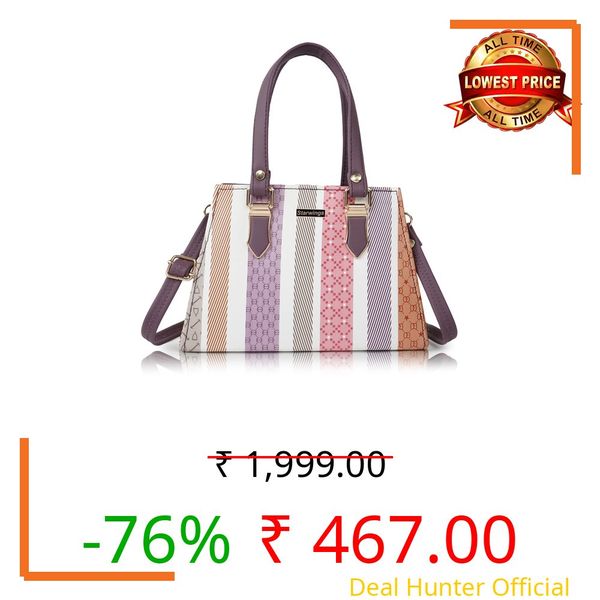 STARWINGS PU Synthetic Leather Cross body Women's sling travel Satchel Bag | Ladies Purse Handbag (Light Purple)