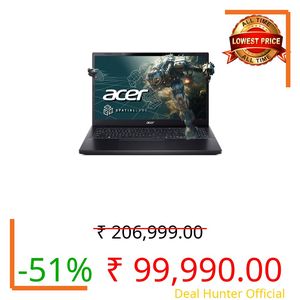 acer Aspire 3D 15 SpatialLabs Edition Gaming Laptop Intel Core i7-13620H Processor (16GB/1TB/NVIDIA RTX4050/Win11Home) A3D15-71GM, 39.6 cm(15.6") UHD 3840 x 2160 IPS Display, Obsidian Black, 2.32KG