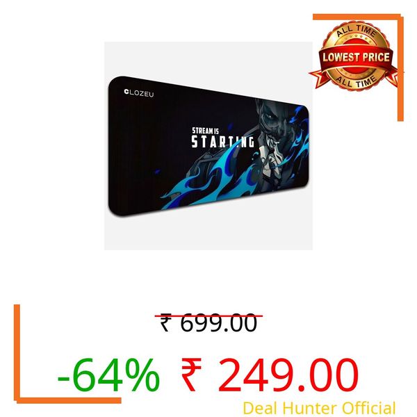 Clozeu Mouse Pad, Large Extended Desk Mouse Pad, Non-Slip Spill-Resistant Mousepad with Special-Textured Surface,Gamer/Office/Home 585mm x 280mm