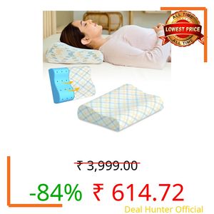 CareFoam Cervical Pillow | 2 Years Warranty | Ventilated Cooling Gel Memory Foam Orthopedic Pillow Neck Support Pillow for Sleeping, Neck & Shoulder Pain | Medium - Pack of 1