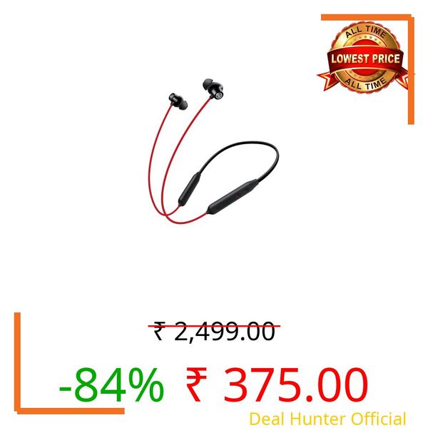 OOGE Tune 7 in-Ear Bluetooth Neckband with ENC, 3D Surround Sound, Magnetic On-Off, Voice Assistant, Type-C Fast Charging, IPX5 Sweat-Resistant, 25H Playtime,10mm PureTone Driver for Dynamic Bass(Red)