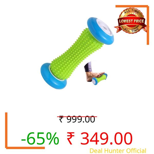 JimXen Foot Massager Roller for Plantar Fasciitis Relief | Reflexology Foot Roller for Deep Tissue Massage | Helps Relieve Heel Arch Foot Pain | Muscle Recovery Therapy for Feet Legs Hands & Back
