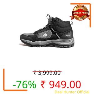 Boldfit Trekking Shoes for Man Outdoor Hiking Shoes for Man High Neck Footwear for Men Anti Skid Trekking Boots Water Repellent for Men Breathable Hiking Boots Riding Shoe for Bikers laceup Biker shoe