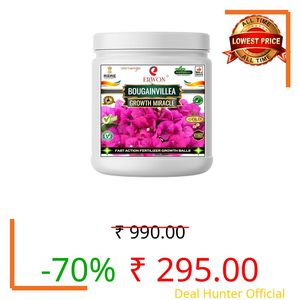 Erwon® Bougainvillea GROWTH MIRACLE Fertilizer, Fast Action Organic Granules for rapid Growth and Heavy Flowering. (900 gm)