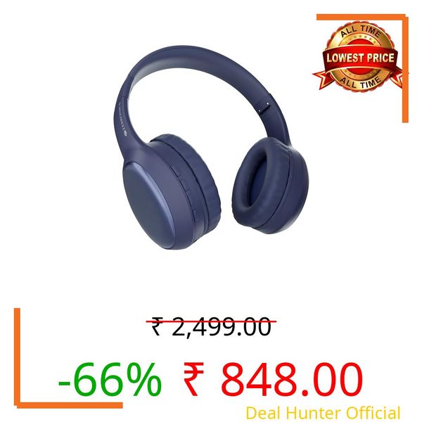Zebronics Thunder Max (2026 Upgrade) Wireless Headphones, BT v6.0, Upto 120hrs Playback, 40mm Drivers, ENC, Gaming Mode, Dual Pairing, AUX, Rapid Charge, 3 EQ Modes, Voice Assistant, (Purple)