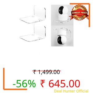 feeling well Acrylic Wall Mount Stand Holder for CCTV Security WiFi Camera Home Outdoor Indoor Office Shop Baby Monitors Wireless (4)