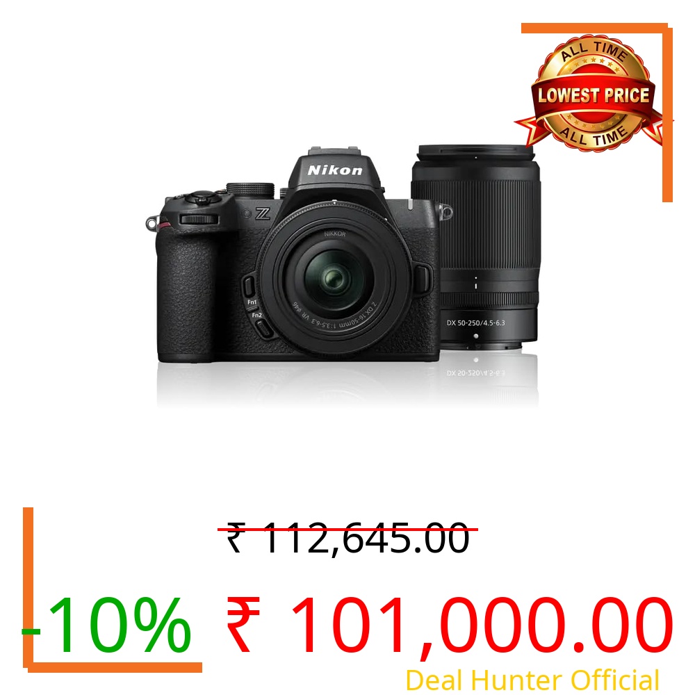 Nikon Digital Camera Z50II kit with NIKKOR Z DX 16-50mm f/3.5-6.3 VR & Z DX 50-250mm f/4.5-6.3 VR