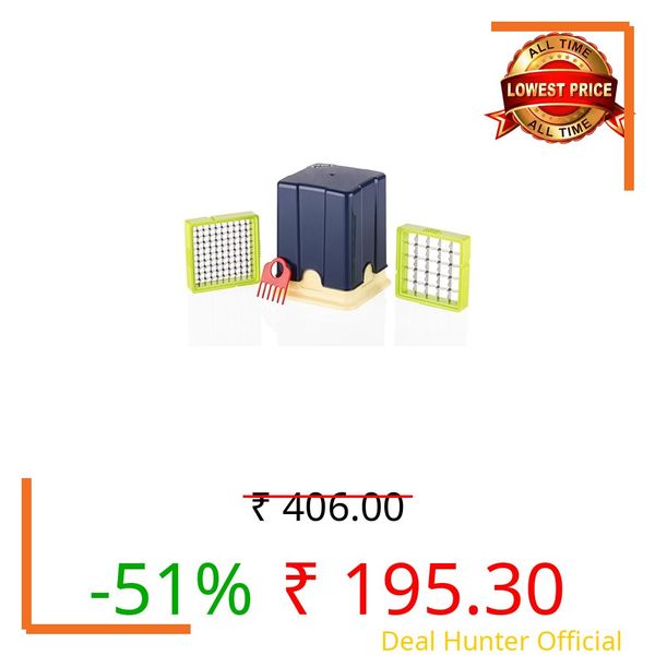 RITU French Fries Cutter with Stainless Steel Blades | Manual Heavy Duty Potato Slicer | Ideal for Cutting Carrot, Onion, Fruits | Easy to Use Kitchen Tool for Home & Restaurant Purpose
