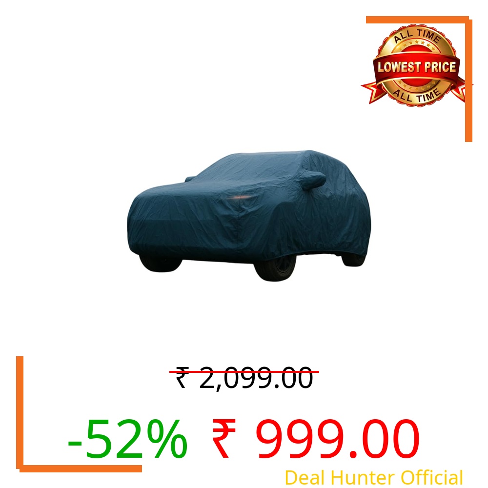 HIGH LIFE COVER Dust Resistant Car Body Cover Compatible Kia Sonet | All Weather Protection Car Cover | Triple Stitched Fully Elastic Ultra Surface Body Protection |