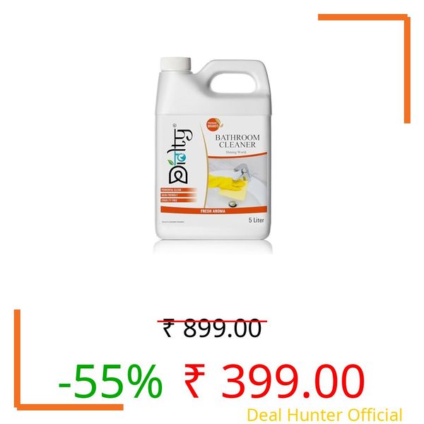 Diolty 5L Bathroom Cleaner – Kills 99.9% Germs, Limescale Remover, Hand-Safe, Fresh Scent, Made in India