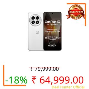 OnePlus 13 | Smarter with OnePlus AI | Lifetime Display Warranty |16GB RAM 512GB Storage Arctic Dawn | Official Smartphone for BGMS 2025