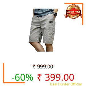 Men shorts || Men shorts cotton || Men shorts casual (Short-11-Lightgrey-2XL)