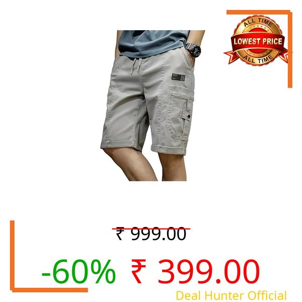 Men shorts || Men shorts cotton || Men shorts casual (Short-11-Lightgrey-2XL)