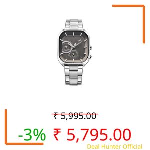 Fastrack Groove Multifunction Lume Anthracite Dial for Men
