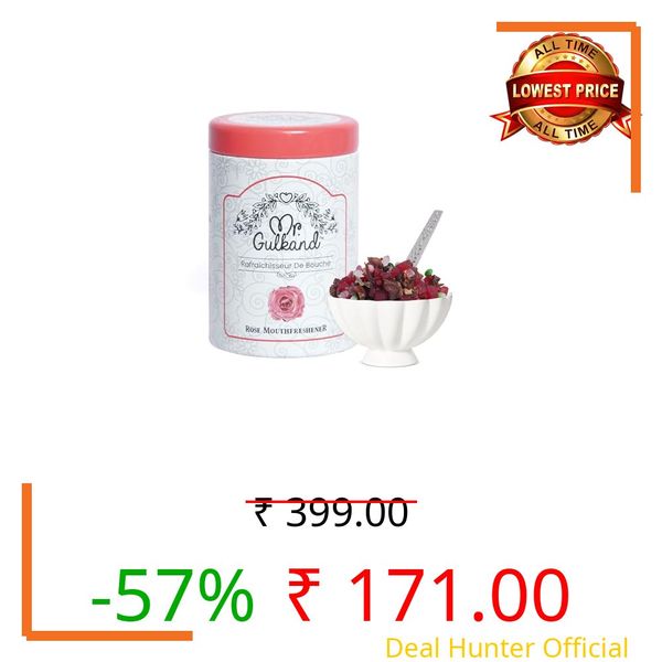 Mr. Gulkand Rose Mouth Freshener 100g | Sweet Rose Flavoured Mukhwas | With Dates, Fennel Seeds, Mishri & Nuts | Traditional After-Meal Refreshment