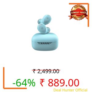 Noise Buds Trance in-Ear Truly Wireless Earbuds with 45H of Playtime, Low Latency(up to 40 ms), Instacharge(10 min=200 min), BT v5.3(True Blue)