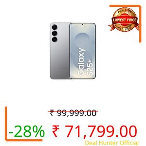 Samsung Galaxy S25+ 5G AI Smartphone (Silver Shadow, 12GB RAM, 256GB Storage), 50MP Camera with Galaxy AI
