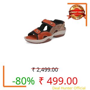 Centrino Sandals for Men |Flat Casual Sandals With Adjustable Velcro Closure For Easy Wear With Flexible Fitting And Trendy | Stylish Sandal With Unique Sole Design for Office & Travel RODIO 7 UK (3263)