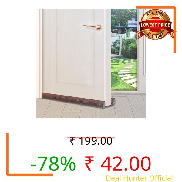 GLUN® Door Bottom Space Filler Pack of 1, 39 Inch Sealing Strip Protection from Insects, Dust & Water, Noise Cancellation & Cooling Leakage Protection