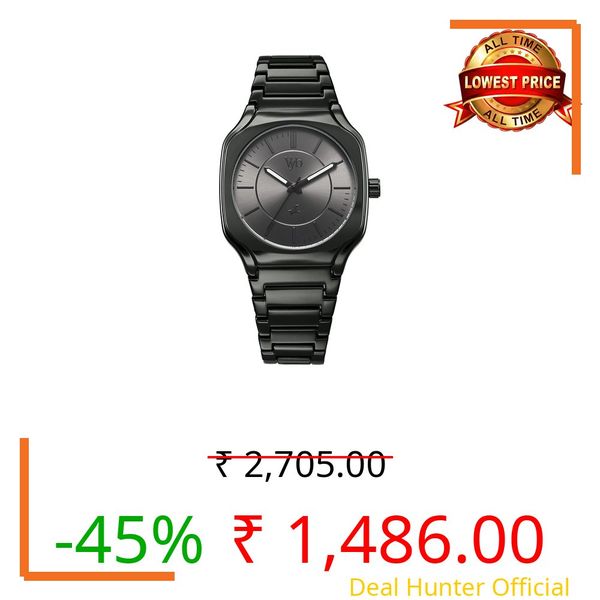 Fastrack Vyb Maverick Quartz Analog Gun Dial Watch for Men