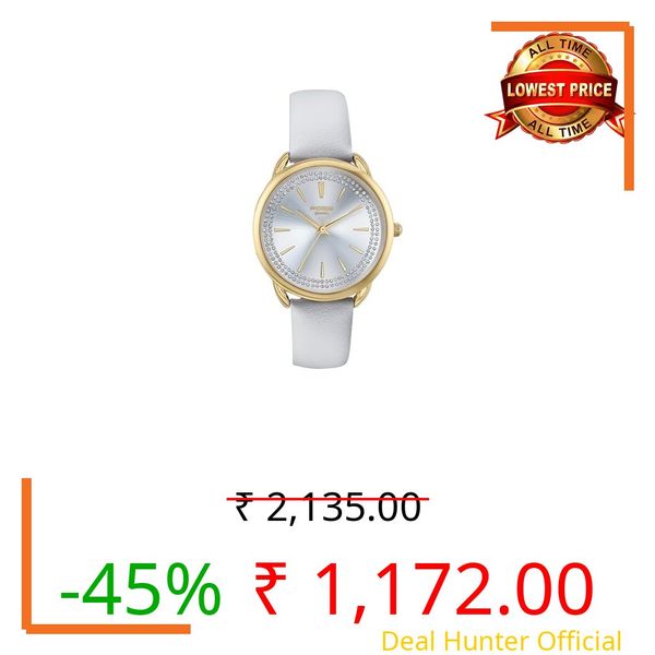 Sonata Poze Analog Quartz Silver Dial Watch for Women