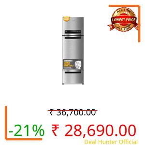 Whirlpool 300 L Frost Free Triple-Door Refrigerator | Zeolite Technology | Microblock Technology [FP 353D PROTTON ROY ALPHA STEEL (N), Up to 44% Reduction in Cold Air Loss*]