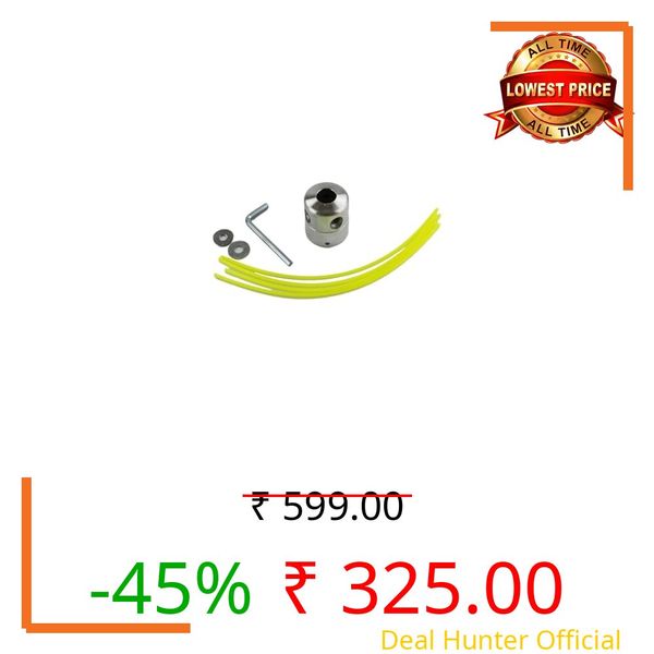 LABDHI SPRAYER Heavy Duty 4 Strings Aluminum Trimmer Head for Petrol Brush Cutter