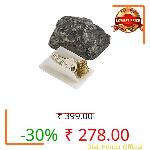 Key Rock Hider Outdoor, Fake Rock Key Hider, Weatherproof and Safe Rock Key Hider for Spare Keys, Look and Feel Likes Real Stone for Outdoor Yard Garden Geocaching in Plain Sight