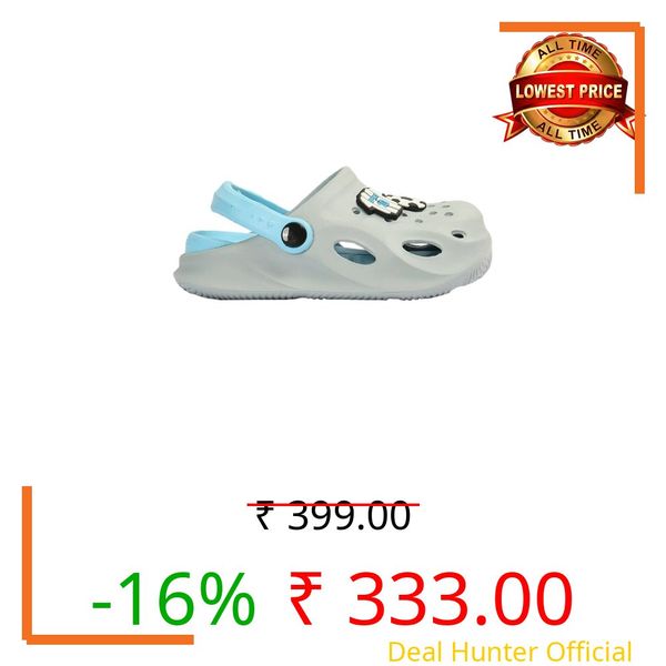 Max Boys Jibbits Clogs(Grey_29)