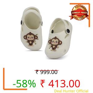 GLJ Little AngelToddler Clogs Slippers, 12 Months to 3 Years, Baby Boy, Waterproof, Lightweight, Cute Cartoon Penguin Design