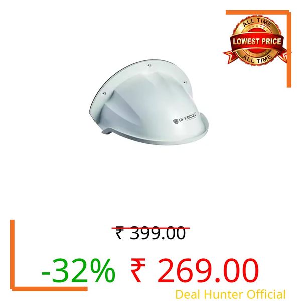 Hifocus Universal Sun Rain Shade Camera Cover Shield for Hikvision, CP Plus, Tiandy, Hifocus, Ezviz, Dahua, Trueview, Tapmo, TP-Link, Godrej, Qubo, MI, Realme, Honeywell Dome & Bullet Outdoor Cameras