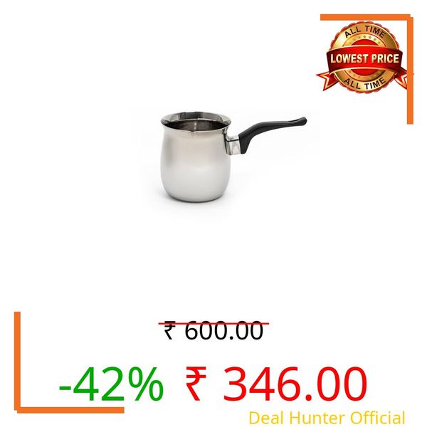 EXPRESSO Stainless Steel Milk/Coffee/Tea Warming Maker Pot/Pan, with Bakelite Handle 850 ml of Coffee Warmer