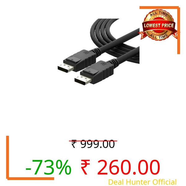 Kado 5ft DisplayPort Cable, DP 1.4 High Speed 8K 60Hz, 4K 144Hz, 2K 240Hz 165Hz 144Hz FreeSync HDR HDCP, DP Male to DP Male, 1.5m Length Genuine Parts Made for Sceptre Monitor, TV, PC Gaming, Laptop